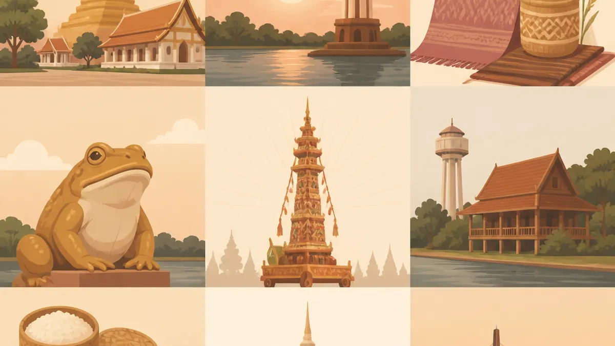 ภาพประกอบเรื่อง 9 ข้อมูลท่องเที่ยวและวัฒนธรรม จังหวัดร้อยเอ็ด-ธนบุรี ที่คุณควรรู้