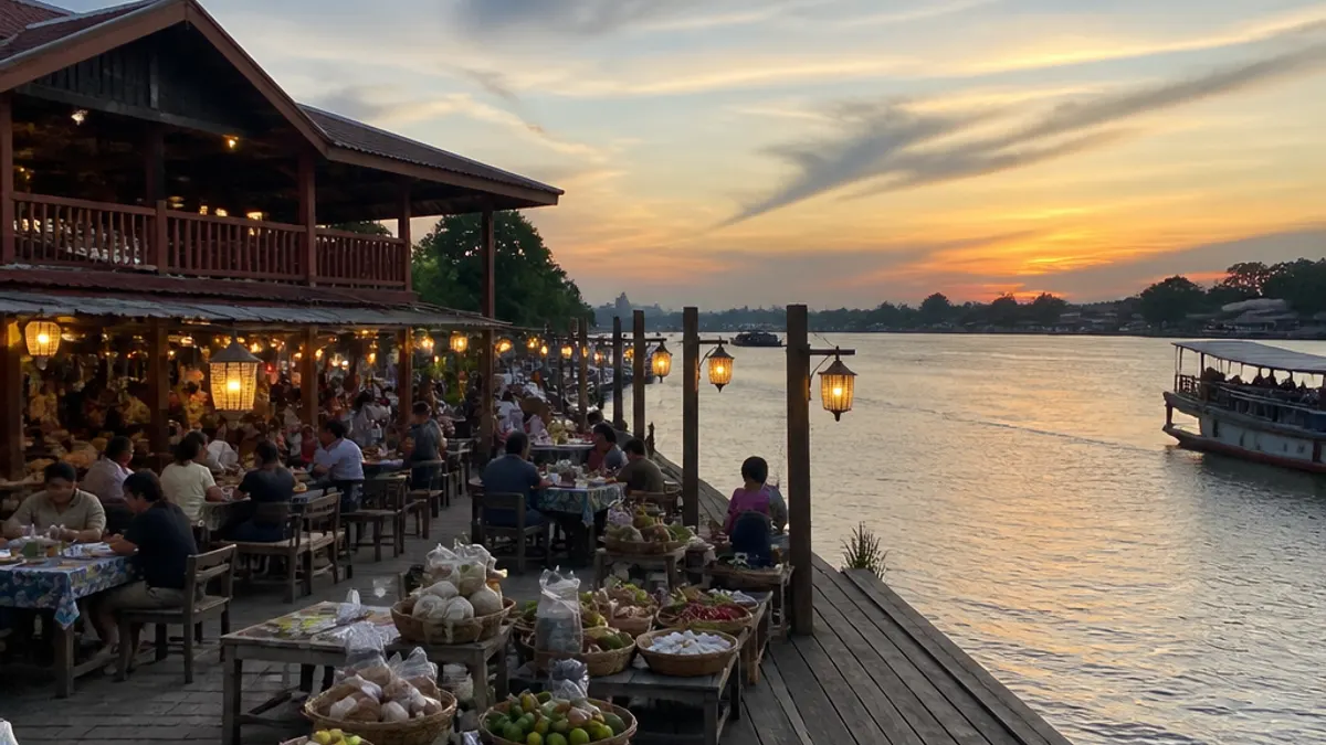 ภาพประกอบเรื่อง ร้านอาหารและตลาดท้องถิ่นธนบุรี: ตำนานรสชาติที่สายกินต้องไป