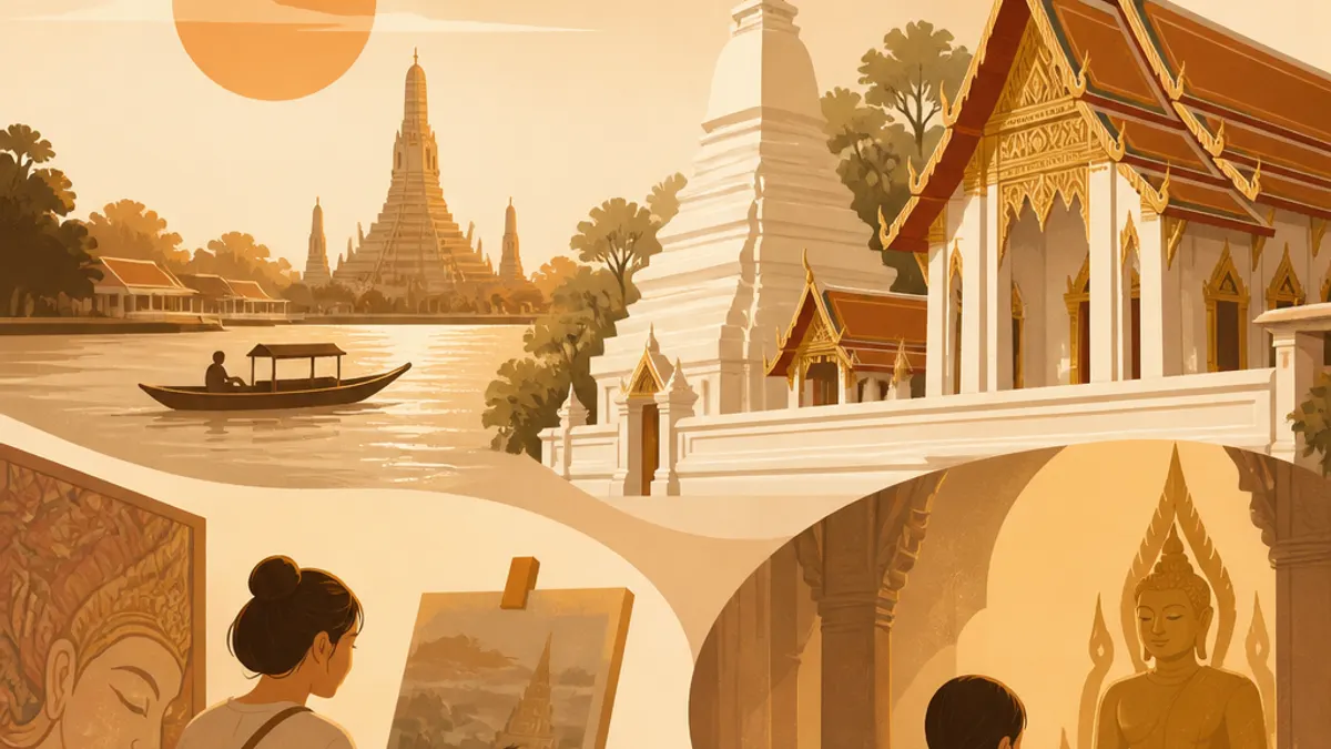 ภาพประกอบเรื่อง ศิลปะกับวัดในธนบุรี: ทัศนะชั่วขณะกับศรัทธาลึก สองประสบการณ์ท่องเที่ยวที่ไม่เหมือนกัน